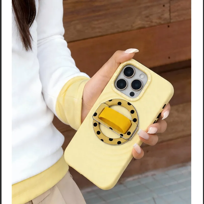 Painted Color Magnet Phone Holder Strap Cellphone Ring Stand Clip — photo 4