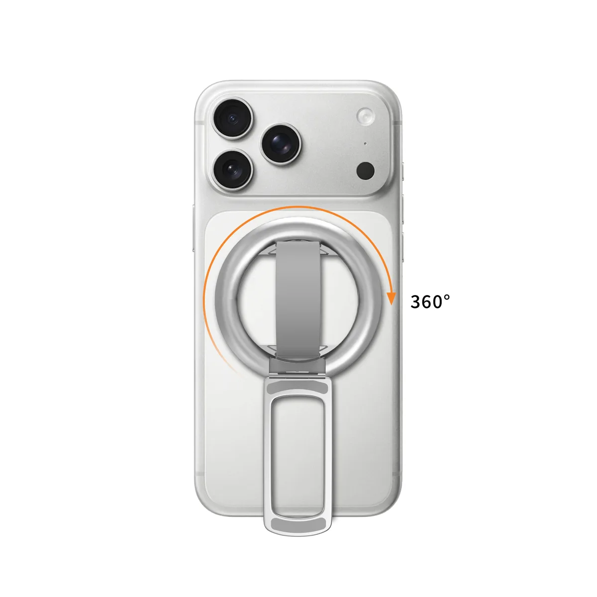 H18 360 Degree rotating ball magnetic phone ring/grip holder strap — photo 4
