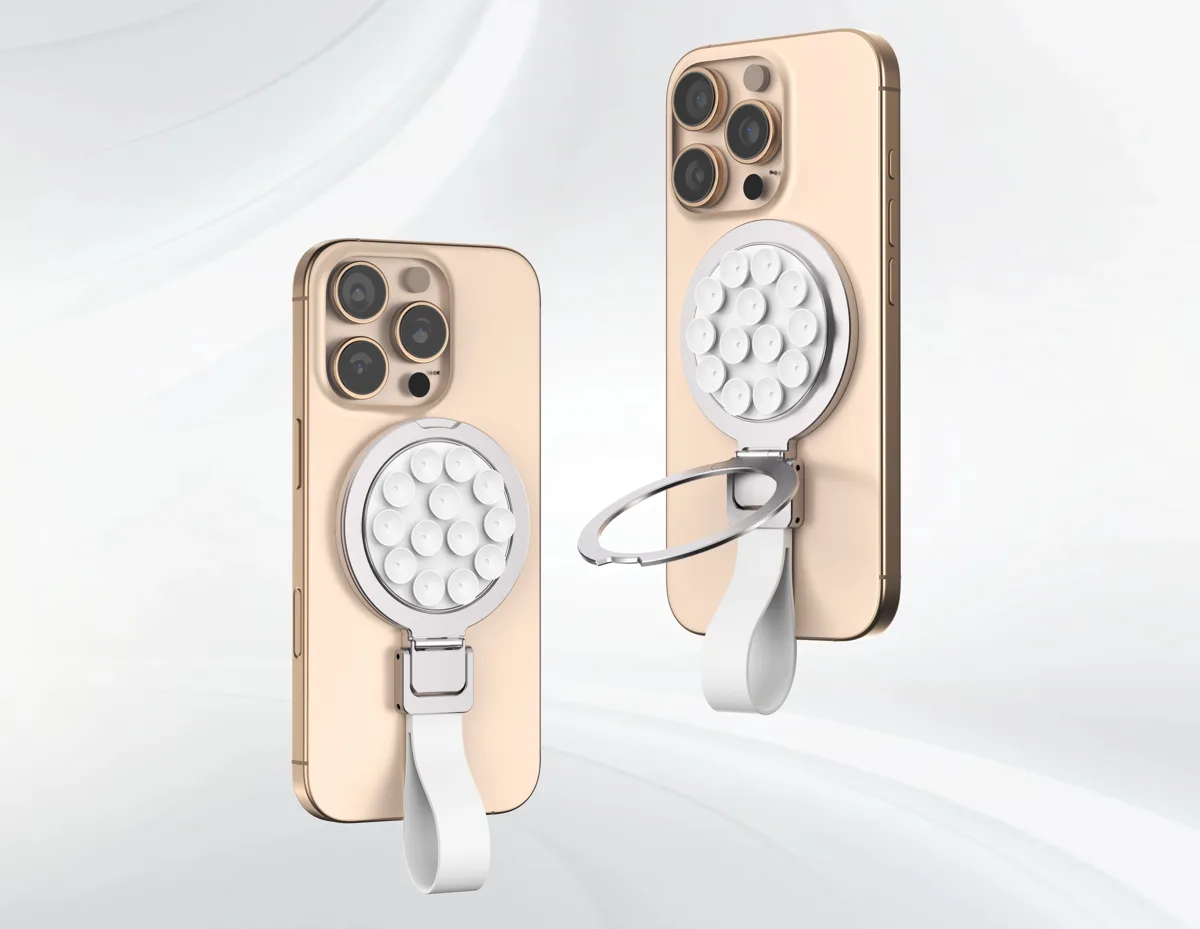 H7 Foldable Magnetic Mobile Phone Grip Holder with Aluminium Alloy Material — photo 4