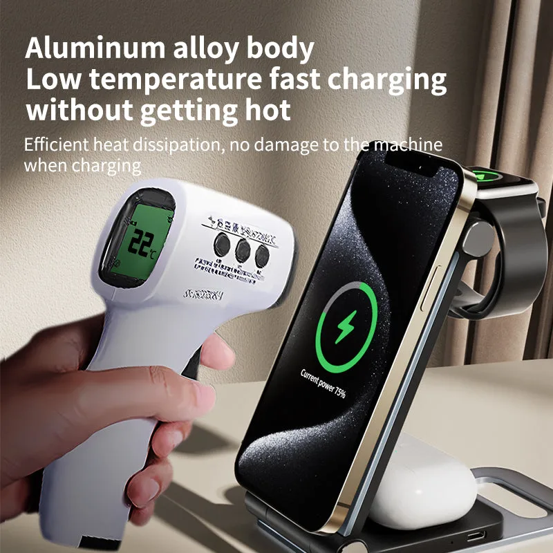 T9 Factory Direct OEM 3IN1 Magsafe Wireless Charger, 15W Fast Wireless Chargers for iPhone12/13/14/15/16 — photo 5