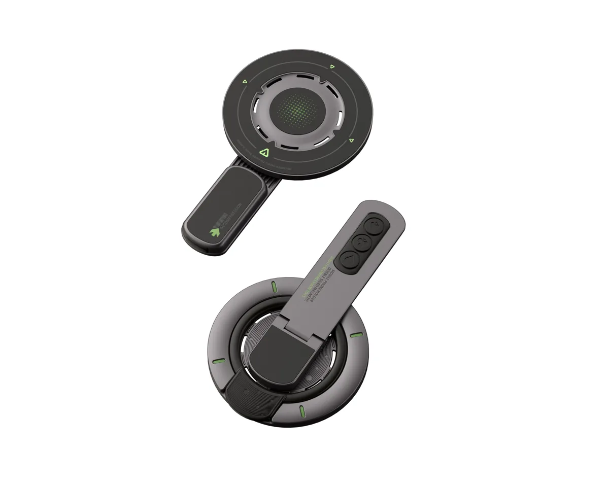 H14Pro Two Side Magnetic Mobile Phone Holder Strap Kickstand with Zinc Alloy