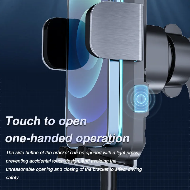 W8Pro Dual Coils Universal Wireless Car Charger for Samsung, Factory OEM 15W Car Mount Induction Wireless Chargers — photo 5