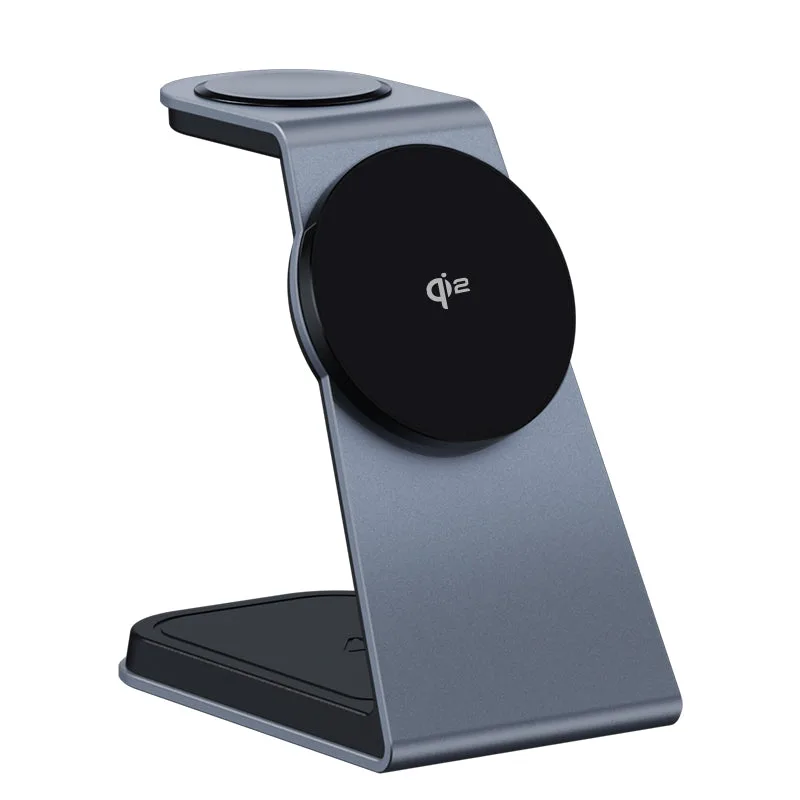 Factory OEM T3 Qi2 Certified Magsafe 3 in 1 Wireless Charger Holder for iPhone12/13/14/15/16/17