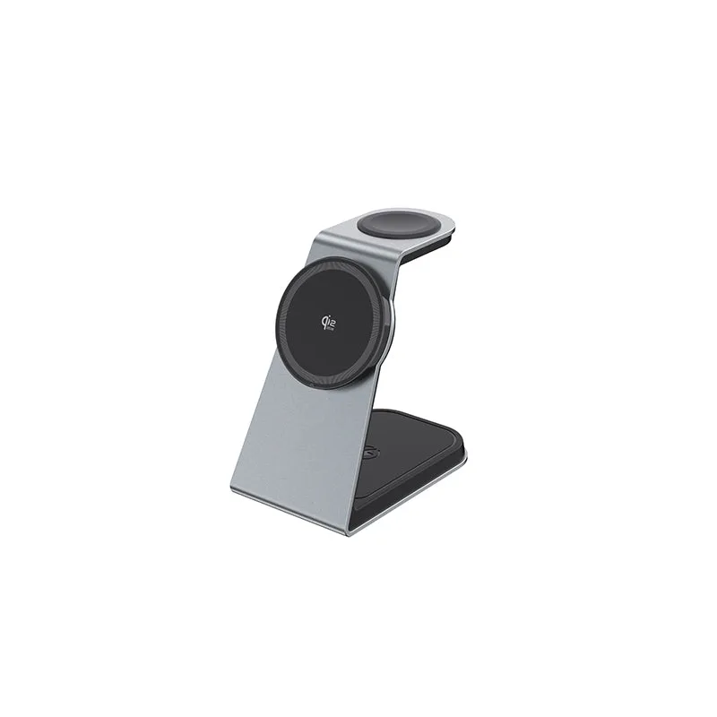 T3 Qi2.2 Certified Magsafe 3 in 1 Wireless Charger Stand for iPhone12/13/14/15/16/17 โ photo 2