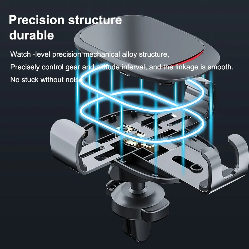 G11 Universal Gravity Car Smartphone Holder Aluminium Alloy Air Vent Car Mount Auto Grip Cellphone GPS Stand for iPhone/Samsung — photo 4