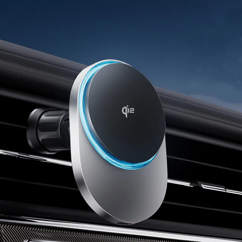 M5 Qi2 True 15W Magsafe Wireless Car Charger Holder with Cooling Fan for iPhone12/13/14/15/16/17 — photo 4