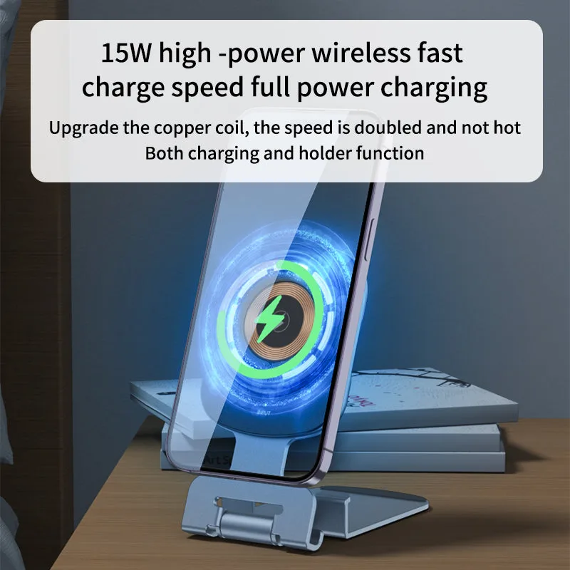 T4 2IN1 Magsafe Wireless Charger and Mobile Phone/iPad Tabletop Holder — photo 5