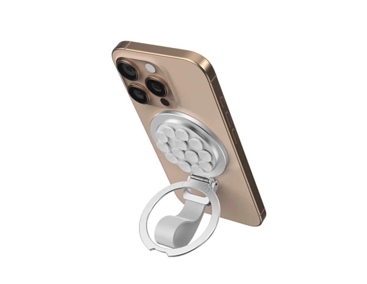 H7 Foldable Magnetic Mobile Phone Grip Holder with Aluminium Alloy Material — photo 3