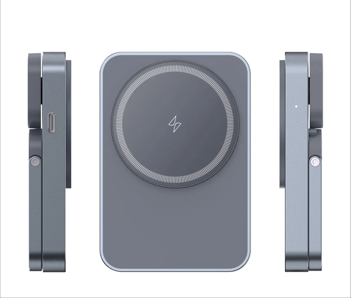 T16 Mini 2-IN-1 Magsafe Wireless Charger with Kickstand for iPhone/Apple watch/Samsung — photo 4
