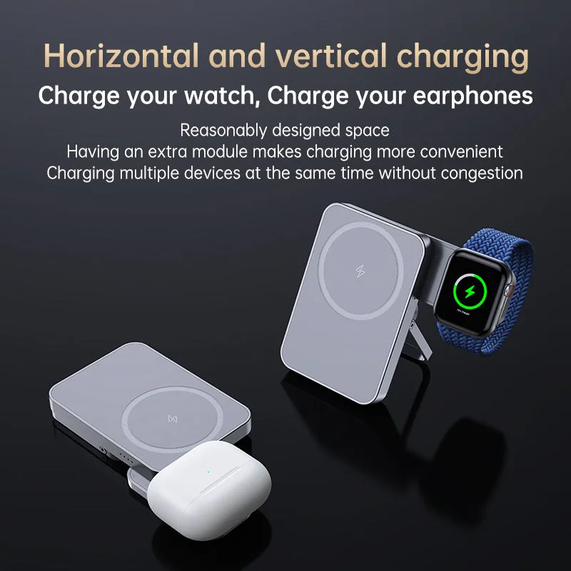 T16 NEW 2IN1 Magsafe Wireless Charging Power Bank with Type C Charging Output For iPhone/Android/Apple watch — photo 5