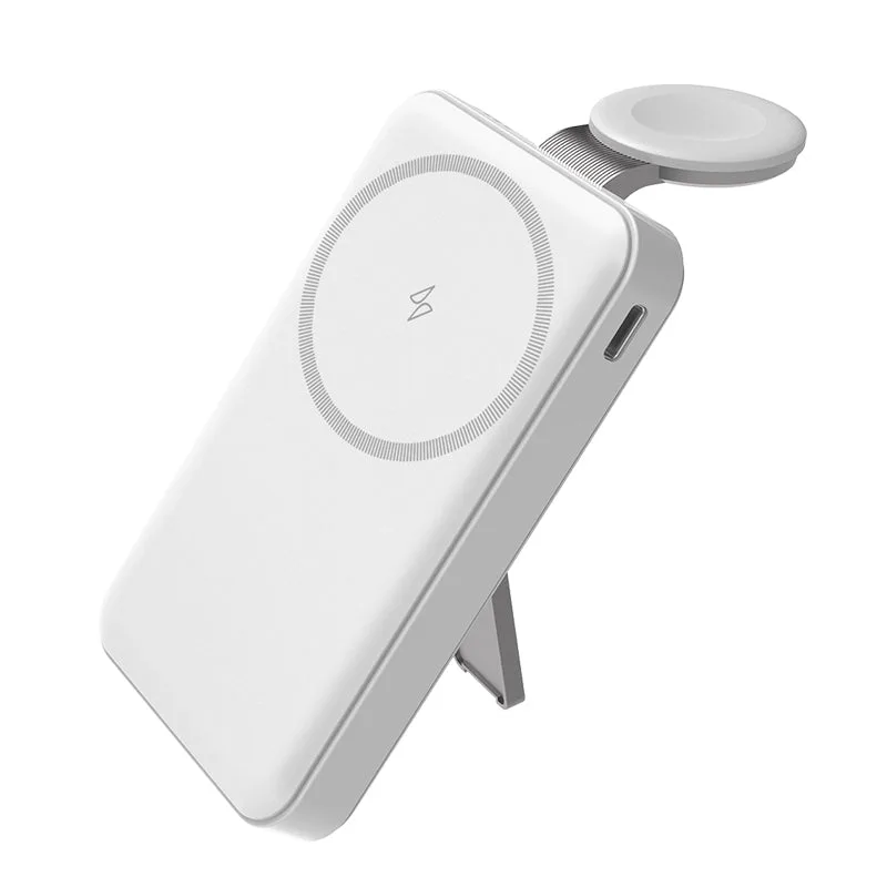 T17 2IN1 Wireless Charging Power Bank High Capacity 10000mah for iPhone and Apple watch — photo 5