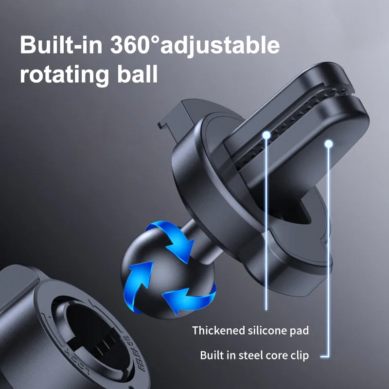 G9 Auto grip smartphone car mount holder universal aluminium alloy gravity GPS stand for iPhone/Samsung/Android — photo 5