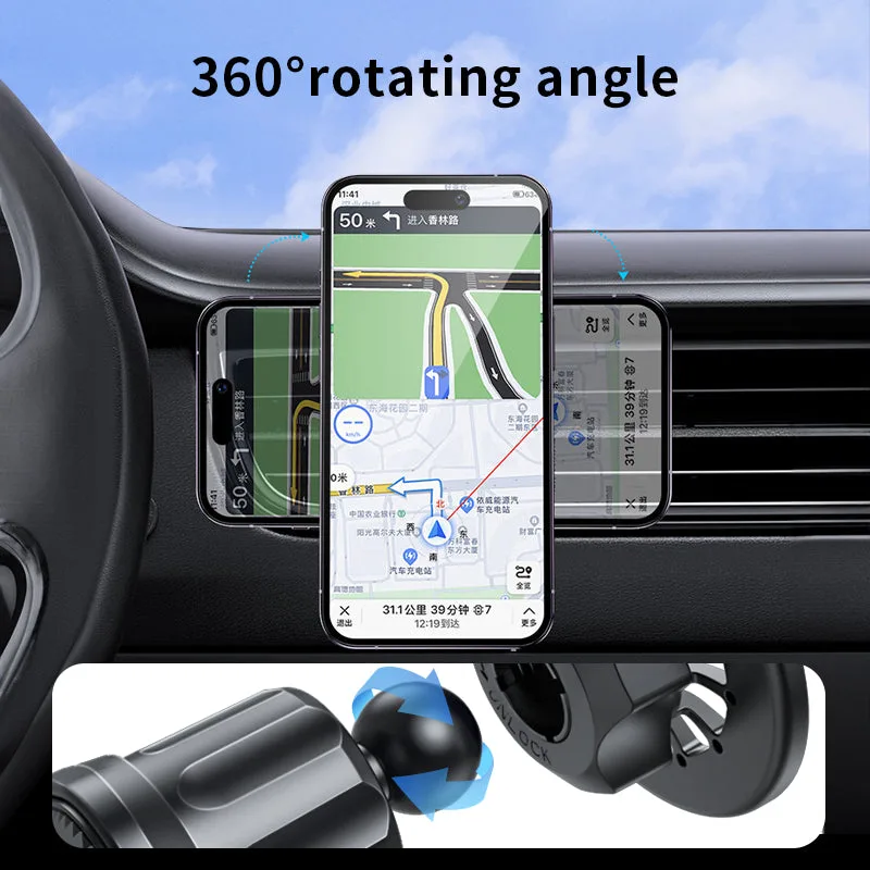 M3 Magnetic Mobile Phone Holder for Car, Air Vent Mount Smartphone GPS Stand for iPhone12/13/14/15/16 — photo 5
