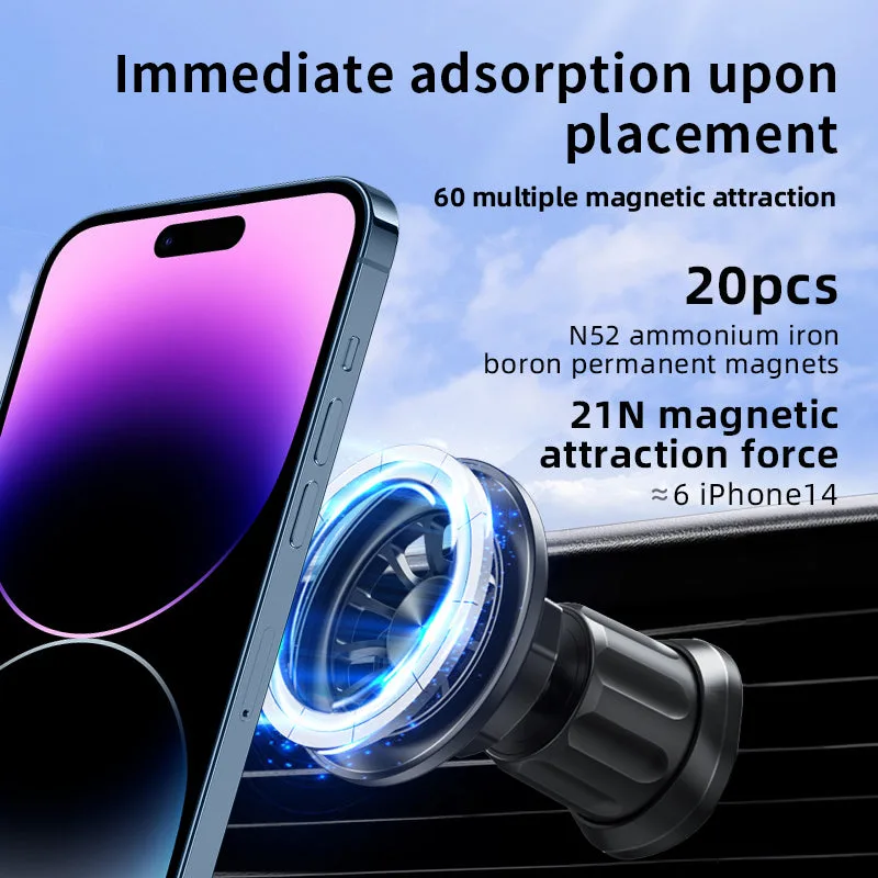M3 Magnetic Mobile Phone Holder for Car, Air Vent Mount Smartphone GPS Stand for iPhone12/13/14/15/16 — photo 4