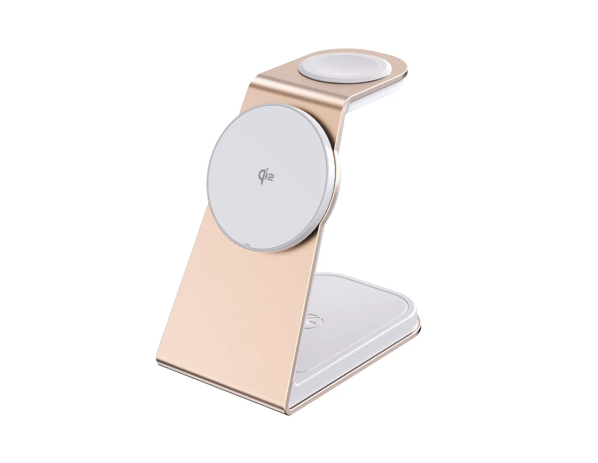 Factory OEM T3 Qi2 Certified Magsafe 3 in 1 Wireless Charger Holder for iPhone12/13/14/15/16/17 — photo 5