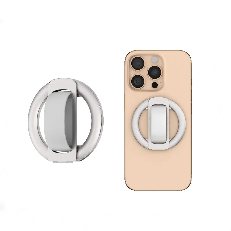 H16 Pro Magnetic Grip Phone Ring Holder Clip with Folding Stand — photo 3