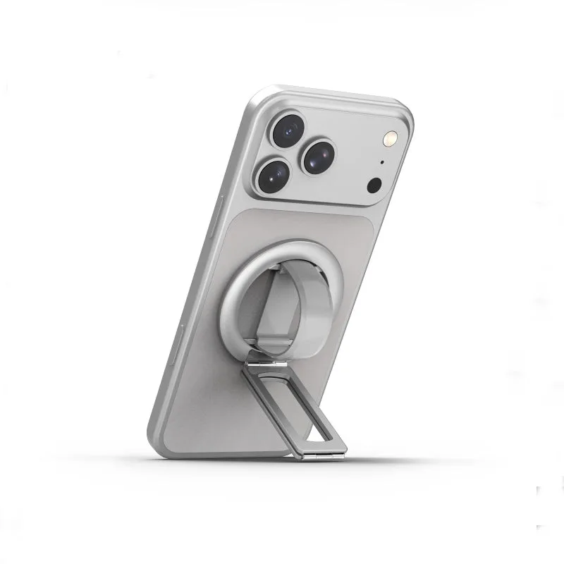 H19 Double folding magnetic phone grip holder strap -- Zinc alloy — photo 3