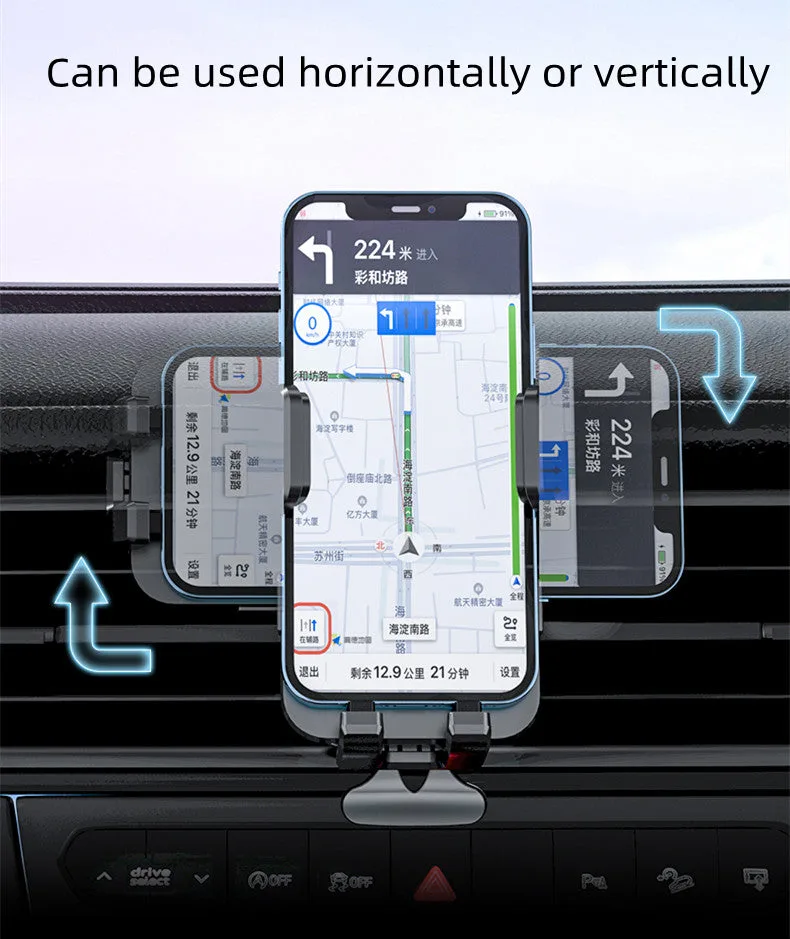 W8 Dual Coils 15W Car Mount Wireless Charger Cheap Price Vehicle Mount Wireless Phone Charging Holder for iPhone/Samsung — photo 3