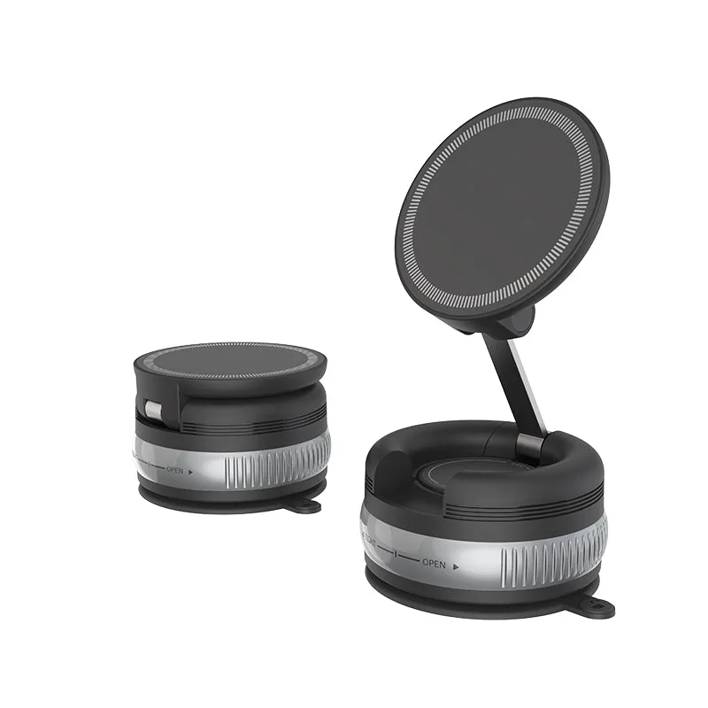 G12 Vacuum Magnetic Car Mount Holder, Strong Magnet Full Glue Smartphone GPS Phone Stand — photo 5