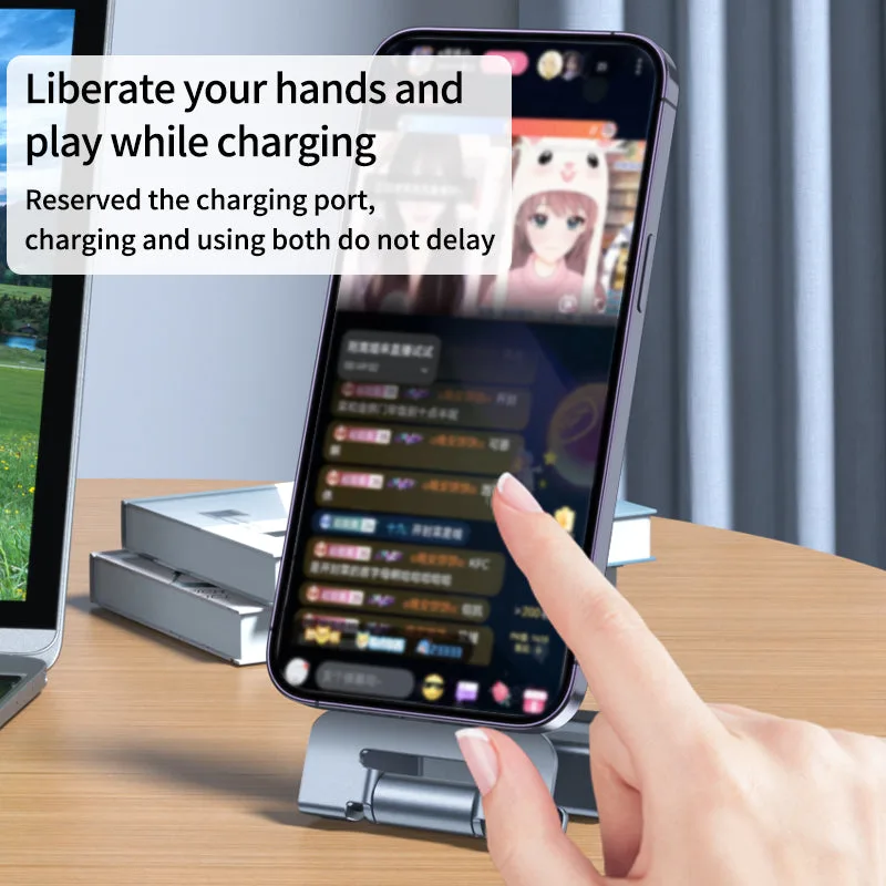 T4 2IN1 Magsafe Wireless Charger and Mobile Phone/iPad Tabletop Holder — photo 4